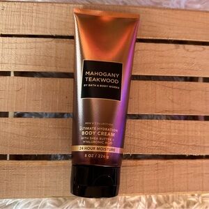 NEW Mahogany Teakwood Bath & Body Works Body Cream